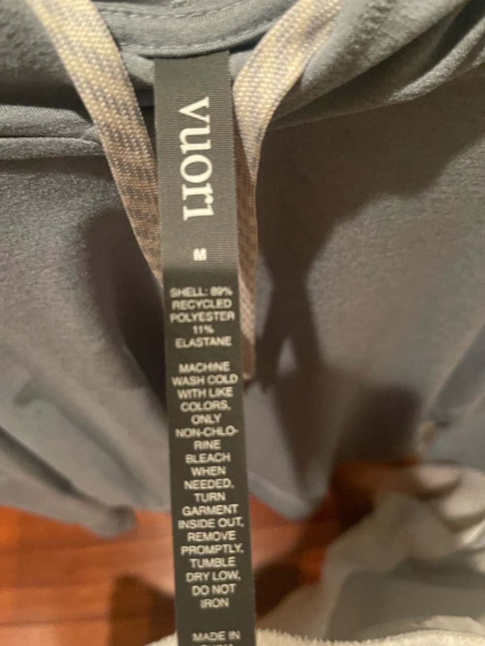 Vuori Light Blue Women's Hoodie Sweatshirt - Picture 3 of 3